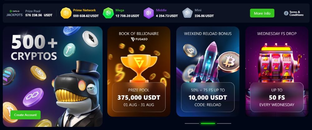 Bets.io bonos