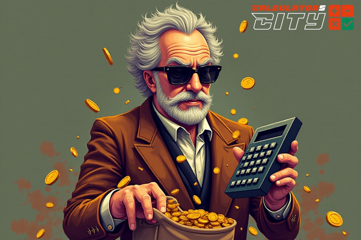 An old man with a bunch of gold is playing Deuces Wild and use Strategy Calculator