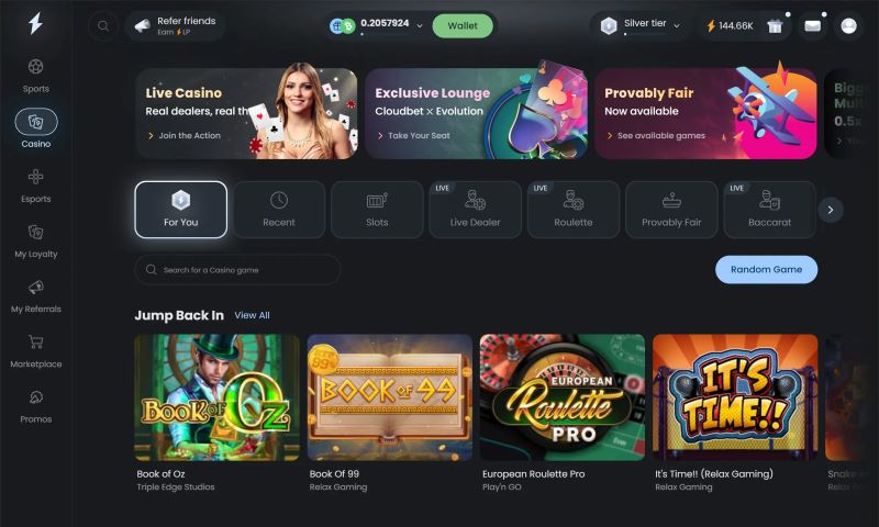 Juegos Cloudbet