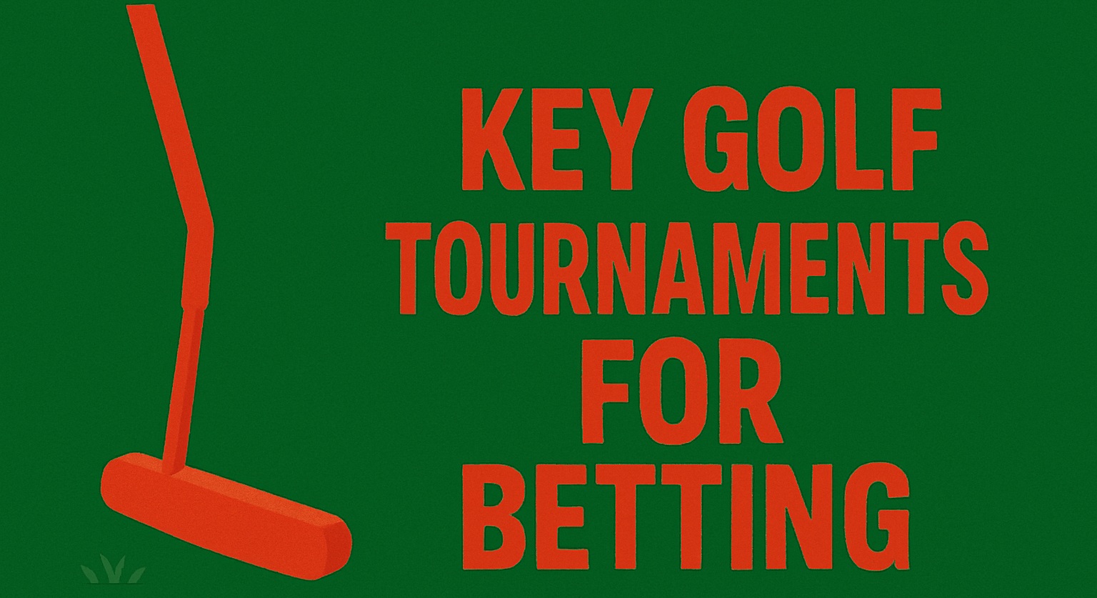 Key Golf Tournaments for Betting